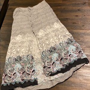 NWT EXPRESS Boho Printed Button Down Maxi